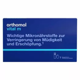 ORTHOMOL Vital M joogipudeli/kapsli kombineeritud pakk, 7 tk