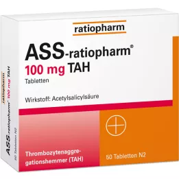 ASS-ratiopharm 100 mg TAH tabletid, 50 tk