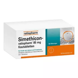 SIMETHICON-ratiopharm 85 mg närimistabletid, 100 tk
