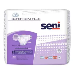 Super Seni suurus 2 söötme pluss Diaps öö täiskasvanutele, 10 tk