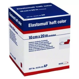 ELASTOMULL varrevärv 10 cmx20 m fiksaator punane, 1 tk