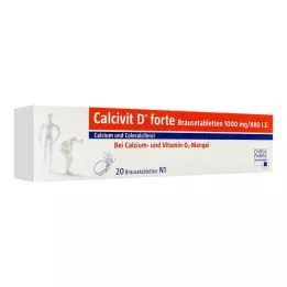 CALCIVIT D forte kihisevad tabletid, 20 tk