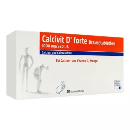 CALCIVIT D forte kihisevad tabletid, 40 tk