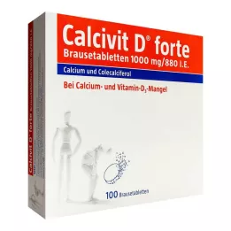 CALCIVIT D forte kihisevad tabletid, 100 tk