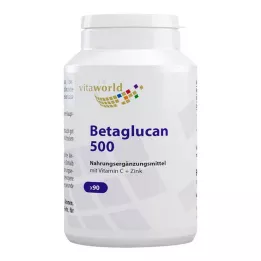 BETA-GLUCAN 500+vitamiin C+tsink kapslid, 90 tk