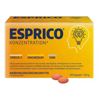 ESPRICO Närimiskapslid, 120 tk