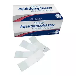INJEKTIONSPFLASTER 2x6,5 cm Vlies valge, 200 tk
