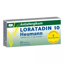 LORATADIN 10 Heumanni tabletti, 20 tk