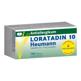 LORATADIN 10 Heumanni tabletti, 100 tk