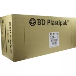 BD PLASTIPAK Spr.30 ml Luer lateksivaba, 60X30 ml