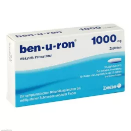 BEN-U-RON 1000 mg ravimküünlad, 10 tk