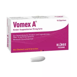 VOMEX Laste Suposiidid 70 mg forte, 10 tk