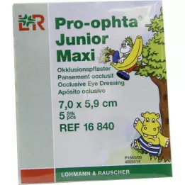 PRO-OPHTA Junior maxi oklusioonkrohv, 5 tk