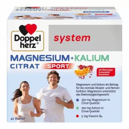 DOPPELHERZ Magneesium+Kaaliumtsitraat süsteemi graanulid, 40 tk