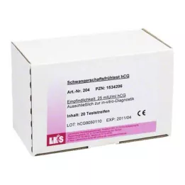 SCHWANGERSCHAFTS-FRÜHTEST hCG testribad uriin, 20 tk