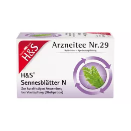 H&amp;S Senna lehed N filtrikotti, 20X1,0 g