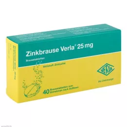 ZINKBRAUSE Verla 25 mg kihisevad tabletid, 40 tk