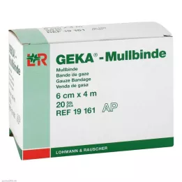 MULLBINDEN GEKA 6 cmx4 m, 20 tk
