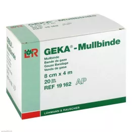 MULLBINDEN GEKA 8 cmx4 m, 20 tk