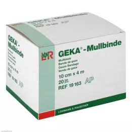MULLBINDEN GEKA 10 cmx4 m, 20 tk