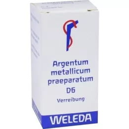ARGENTUM METALLICUM Praeparatum D 6 Trituratsioon, 20 g