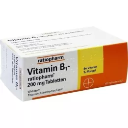 VITAMIN B1-RATIOPHARM 200 mg tabletid, 100 tk
