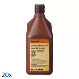 BRAUNOL limaskesta ots, 20x100 ml