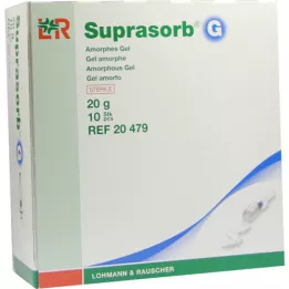 Suprasorb g amorfne geel süstal 20 g, 10x20 g