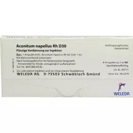 ACONITUM NAPELLUS Rh D 30 ampullid, 8X1ml