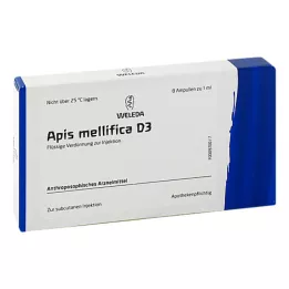 APIS MELLIFICA D 3 ampulli, 8 tk