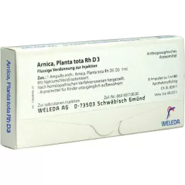 ARNICA PLANTA Tota RH D 3 ampullid, 8x1 ml