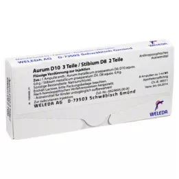 AURUM D 10/Stibium D 8 ampullid, 8X1 ml