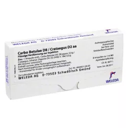 CARBO BETULAE D 8/Crataegus D 2 AA ampullid, 8x1 ml