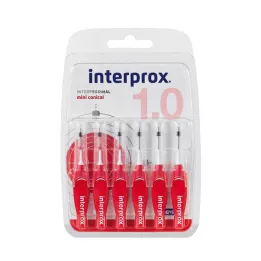 INTERPROX minikooniline punane Interdentalb.Blis., 6 tk