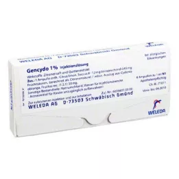 GENCYDO 1% süstimislahus, 8 tk