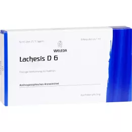 LACHESIS d 6 ampulli, 8x1 ml
