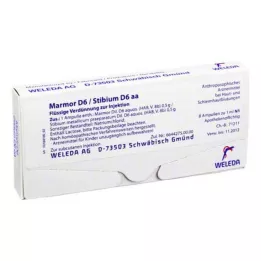 MARMOR D 6/Stibium D 6 aa ampullid, 8x1 ml