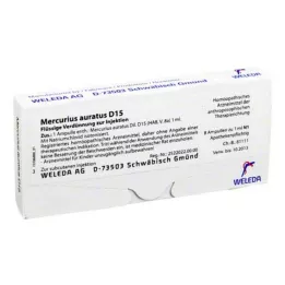 MERCURIUS AURATUS d 15 ampulli, 8x1 ml