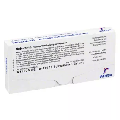 NAJA COMP.ampullid, 8 tk