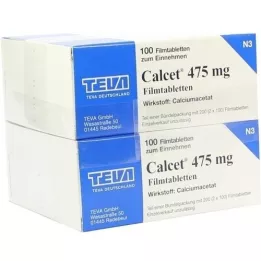 CALCET 475 mg kilega kaetud tabletid, 200 tk