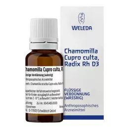 CHAMOMILLA CUPRO Culta Radix RH D 3 lahjendus, 20 ml