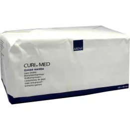MULLKOMPRESSEN 10x20 cm mittesteriilne 8-kihiline, 100 tk