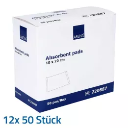SAUGKOMPRESSEN mittesteriilne 10x20 cm 400 g/m, 12x50 tk