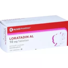 LORATADIN AL 10 mg tabletid, 100 tk