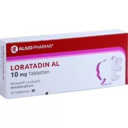 LORATADIN AL 10 mg tabletid, 20 tk