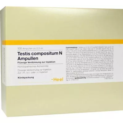 TESTIS COMPOSITUM n ampullid, 100 tk TESTIS COMPOSITUM n ampullid, 100 tk
