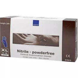 NITRIL Puudrivabad kindad x-large, 100 tk