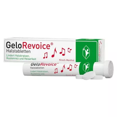 GELOREVOICE Kurgutabletid Cherry-Menthol Lut.-Tab., 20 tk