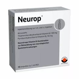 NEUROP Süstelahuse ampullid, 10X1 ml