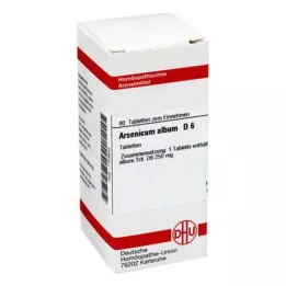 ARSENICUM ALBUM D 6 tabletti, 80 tk